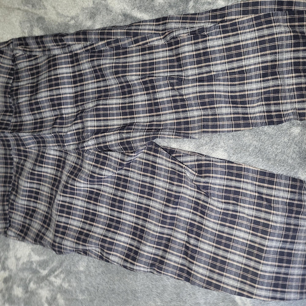 Plaid Pants - Black and White
